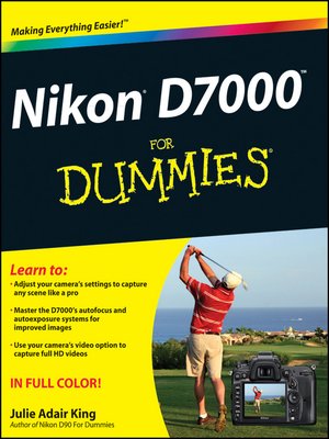 cover image of Nikon D7000 For Dummies